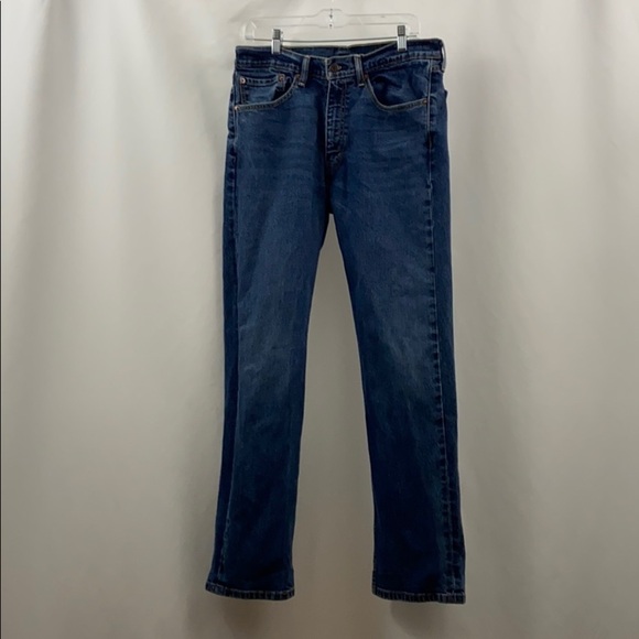 Levi’s Mens 505 Denim Size 34x32 Blue Jeans - Picture 1 of 8